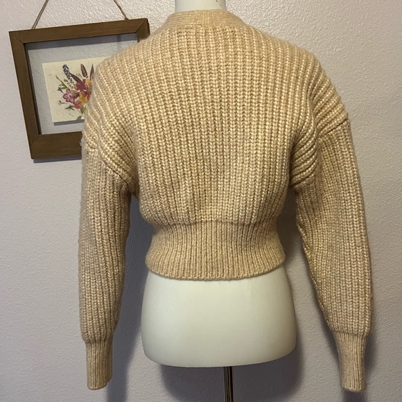 Chunky cropped cardigan - Picture 2 of 4